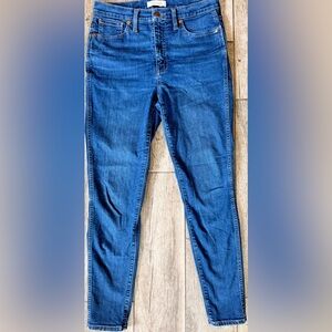 Madewell Women's Skinny Jeans in Deep Blue